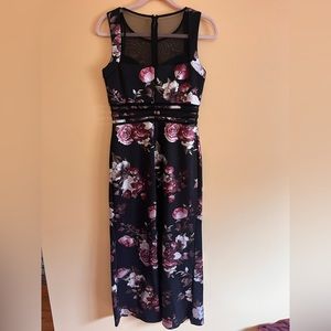 Floral semi formal maxi dress